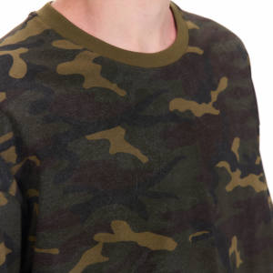 Factory cheap price Men's Cotton Heavyweight Camo <b>T</b>-<b>Shirt</b> Custom Double-Layer <b>Long</b> <b>Sleeve</b> Streetwear Oversized <b>T</b>-<b>shirt</b> for men - Product Image 5