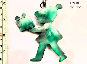 Ornement suspendu en forme de cerf Accessoire décoratif d'arbre de Noël festif pour décorations de vacances - Product Image 6