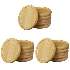 Sous-verres personnalisés en bambou et bois avec logo Protection des boissons Tapis de table pour tasses VIET FARGIMEX Accessoires de verres fabriqués - Product Image 4