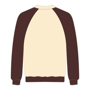 เสื้อสเวตเตอร์สวมหัวแขนเสื้อแบบสวมหัวคอกลมแขนแร็กแลนปักลายสำหรับทุกเพศดีไซน์ผ้าฝ้ายแบบออทิสติก - Product Image 3