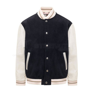2025 chaqueta personalizada Lettermen cuello alto mezcla de lana de algodón transpirable a prueba de viento precio bajo mejor calidad estilo único - Product Image 1