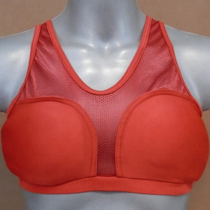 ชุดป้องกันหน้าอกสำหรับผู้หญิงพร้อมถ้วยพลาสติกสำหรับทุกเพศสปอร์ตบราสำหรับฝึกมวยป้องกันหน้าอกของผู้หญิง - Product Image 2