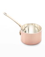 Casserole en acier inoxydable authentique utilisée par les chefs cuisiniers pour les recettes sensibles à la chaleur, résultats de qualité supérieure, préparations traditionnelles