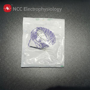 Wegwerp medische naaldelektrode SNEP2, gedraaid paar PVC-draad, ethyleenoxide gesteriliseerd, recht pin-<span class=keywords><strong>design</strong></span> voor EMG/<span class=keywords><strong>ECG</strong></span> - Product Image 1