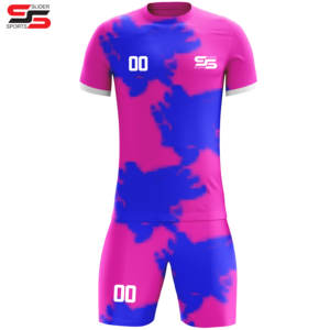 ชุดกีฬาฟุตบอลสำหรับผู้ชายชุดเสื้อกีฬาเสื้อเจอร์ซีย์สั้นดีไซน์ตามสั่ง - Product Image 1