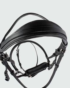 Precio al por mayor Brida de caballo Venta al por mayor Negro Heavy Strong Duty Real Indian Leather Horse Brida para la venta - Product Image 4