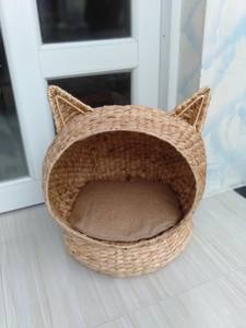 Panier de rangement en jacinthe d'eau naturelle Plateau Petit Grand Moyen, Maison et Cuisine - Product Image 6