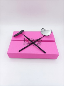 Nuevo Estilo Profesional, Estuche Iluminado con Recubrimiento de Polvo Negro para Extensiones de Pestañas, Diseño de Luna, Acero Inoxidable, Logotipo Personalizado, Belleza - Product Image 6