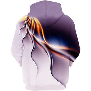 Survêtement de haute qualité pour hommes Streetwear Sweat-shirt à capuche épais délavé au soleil et pantalon baggy évasé - Product Image 2