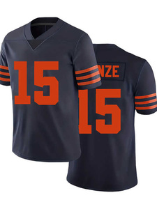 Camiseta de fútbol americano con tema de bandera americana con colores patrióticos y ajuste cómodo para el uniforme de fútbol americano del juego conmemorativo - Product Image 4