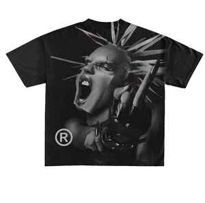 T-shirts Hip Hop OEM 100% coton à manches courtes DTG T-shirt imprimé personnalisé T-shirt vintage surdimensionné délavé à l'acide - Product Image 6