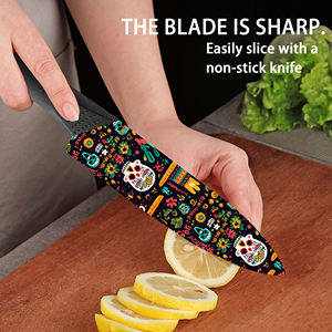 Nuevo Juego de Cuchillos de Cocina Profesionales de 5 Piezas, Cuchillo de Chef de Alta Calidad con Hoja de Cerámica, Ambidiestro, de Plástico, para Uso Doméstico, de Fábrica - Product Image 5