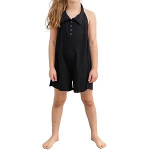 Vêtements pour bébés Combinaison en coton gaufré pour filles Écologique Respirant Sans manches Production vietnamienne Style OEM Nouveau - Product Image 4