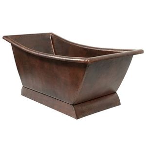 Fabricant de baignoire en cuivre pur fait à la main, dernière conception, fabriqué en inde - Product Image 3