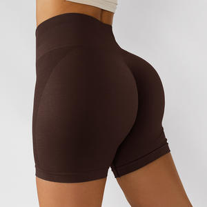 Offre Spéciale-short rapide à séchage personnalisé pantalon de compression taille haute athlétique de gymnastique pour femmes entraînement Fitness pour vêtements d'extérieur - Product Image 6