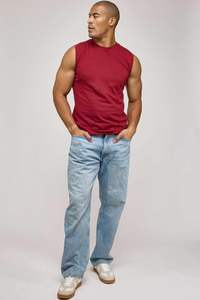 Débardeur musculaire en coton doux pour homme, coupe confortable, sans manches, pour les chaudes journées d'été et les tenues décontractées - Product Image 3