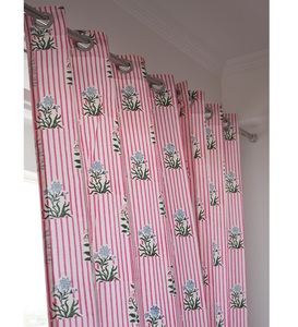 ม่านหน้าต่างทำจากผ้าฝ้าย100% ปกป้องความเป็นส่วนตัวเนื้อผ้าเรียบทำให้ดูสวยงามทันสมัยห้องนั่งเล่น - Product Image 2