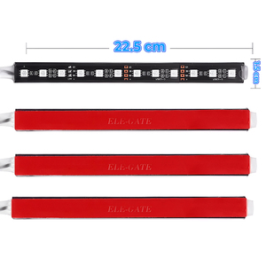Strisce LED RGB da 48 LED per Interni, Illuminazione Auto con Telecomando e Integrazione App - Product Image 3