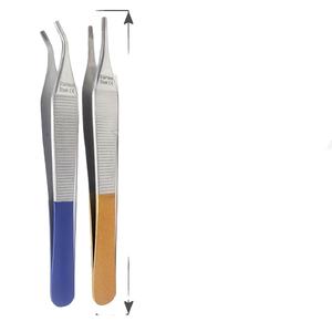 Gran oferta, pinzas dentales TC de acero inoxidable de 8,5 cm, pinzas quirúrgicas rectas, instrumento Dental de precisión Manual para profesionales - Product Image 5