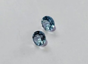 Piedra Preciosa Suelta de Aguamarina Azul Cielo Natural, Corte Brillante de 6x6mm, Certificada por Terceros, Pulido Brillante, Transparente - Product Image 3