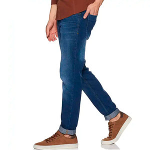 Venta al por mayor precio barato Mens Denim Jeans Slim 2023 moda colores personalizados modernos pantalones de mezclilla de alta calidad - Product Image 6
