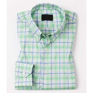 OEM Chemises en flanelle à carreaux personnalisées pour hommes, souples, confortables et respirantes Nouveau design de chemise en flanelle pour hommes de grande taille - Product Image 1