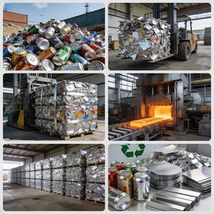 Chatarra de Latas de Bebidas Usadas, Material de Aluminio en Pacas de Grado Industrial para Reutilización y Producción de Aleaciones - Product Image 6