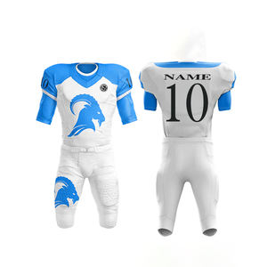 Ensemble d'uniformes de football américain personnalisés Pantalon rembourré en jersey sublimé Livraison rapide Fabricant OEM Maquette gratuite du Pakistan - Product Image 5
