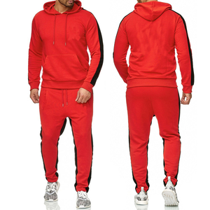 Venta caliente Chándal Barato Chándal personalizado Raya lateral Chándal transpirable Hombres Cantidad Algodón COBRE chándal de los hombres - Product Image 5
