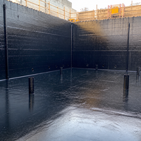 Zweikomponenten-Polyurethan-Wasserdichtbeschichtung CE-Zertifizierte Flüssig-Auftrags-Polymermembran für Beton-Dach und Keller