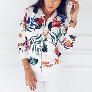 Chaqueta Bomber Casual de Mujer de la Mejor Calidad, Ajuste Entallado, Exterior de Cuero Tejido, Cuello Alto, Forro de Lana Transpirable Personalizado para Invierno - Product Image 2