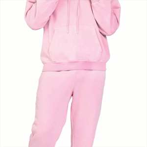 Ropa informal, chándal de algodón 100% para hombre, Sudadera con capucha y pantalón de chándal, chándal para correr para hombre - Product Image 3