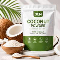 Poudre d'eau de coco lyophilisée de haute qualité, ingrédient alimentaire naturel pour boissons, vente en gros, directement de l'usine