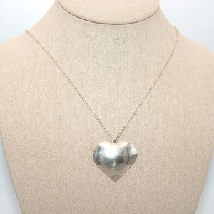 โซ่เงินนิกเกิล800และ925จี้หัวใจสเตอร์ลิงสร้อยคอจี้ดีประเภทสินค้า - Product Image 4