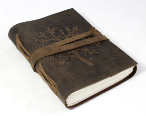 Bloc de notas diario encuadernado antiguo diario de cuero antiguo cuaderno diario de escritura de cuero Vintage cuaderno - Product Image 2