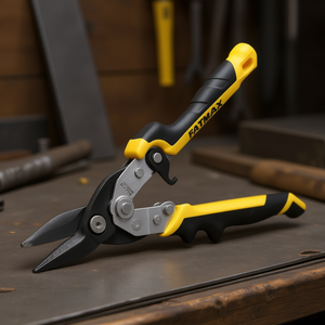 Cisailles d'aviation Stanley FATMAX ERGO 250 mm, poignée jaune, coupe droite, outil manuel - Product Image 3