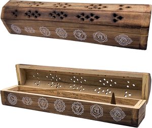 SOPORTE DE PALO DE INCIENSO HECHO A MANO DE MADERA DE ALTA CALIDAD CAJA DE SOPORTE DE FRAGANCIA VENTA CALIENTE QUEMADOR DE INCIENSO DE MADERA POR HF CRAFTS - Product Image 1