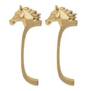 Poignée de porte en métal industriel robuste avec design cheval et finition chromée satinée pour usage commercial pour la vente à l'exportation - Product Image 5