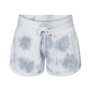 Pantalones cortos para mujer personalizados para adultos 100% algodón polar correr Jogging entrenamiento deportes cordón cintura pantalones cortos para mujer - Product Image 4