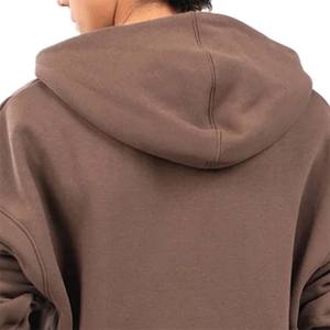 Sudadera con capucha de invierno 100% algodón de color sólido personalizado para hombres con logotipo frontal de aspecto vintage Servicio OEM - Product Image 5