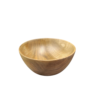 Tazón para Servir Hecho a Mano de Madera de Mango Natural con Diseño de Borde de Corteza, Tazón Decorativo para Frutas y Ensaladas, Ecológico, Venta al por Mayor, Decoración para el Hogar, Mesas - Product Image 3