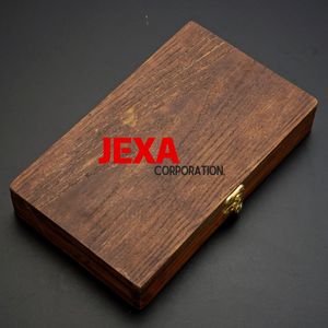 <b>Steak</b> Knife Set with Wooden Box <b>Gift</b> Set Durable J2 Japanes Steel Blades 10-11.9in Length - Product Image 2