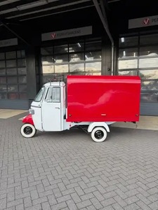 Remorque alimentaire vintage à 3 roues, carrosserie en acier motorisée, 4,8 m, résistante à la rouille, remorquable, pour usage extérieur, garantie 3 ans, capacité personnalisable - Product Image 1