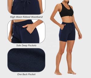 Short Sweat-shirt athlétique en coton avec poche à l'arrière, décontracté, mode Active, pour femmes, nouvelle collection d'été - Product Image 5