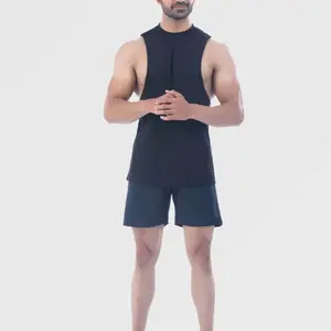 Rakipsiz konfor performansı için sürdürülebilir erkek spor şort nefes çabuk kuru kumaş ile Fitness hedeflerinize odaklanın