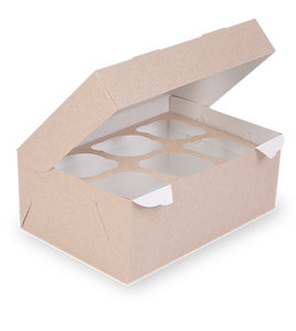 Caja de Papel Kraft para Alimentos al por Mayor con Ventana Transparente a Prueba de Fugas para Exhibición de Comida para Llevar, Logotipo Personalizado - Product Image 2