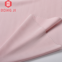 Precio de fábrica 95% poliéster 5% Spandex 80-90gsm 50D Spandex tela elástica para vestido de noche de mujer