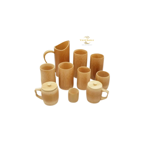 Vaso de Bambú Natural Hecho a Mano, Ecológico, con Asa, Diseño Tradicional para Uso en Exteriores - Artículo Popular - Product Image 6