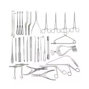 Instruments complets de neuro-craniotomie de 32 pièces, base d'outils chirurgicaux pour la neurochirurgie - Product Image 1