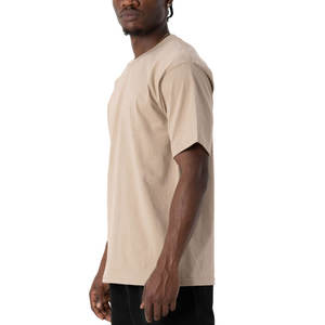 Camisetas Extra Grandes para Hombre Pro Club, Camiseta de Moda Holgada con Cuello Redondo, Ropa Urbana, Camiseta de Manga Corta Gruesa para Gimnasio y Entrenamiento - Product Image 4